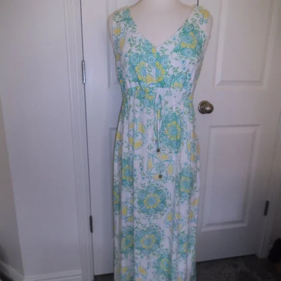 March Madness!! Fresh Produce Sleeveless Maxi Dress Size 10 - Picture 1 of 5